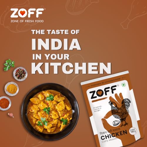 Image of Zoff Masala Trio - Chicken Masala, Meat Masala Powder & Garam Masala - Pack of 3 x 100g - Net Weight: 300g