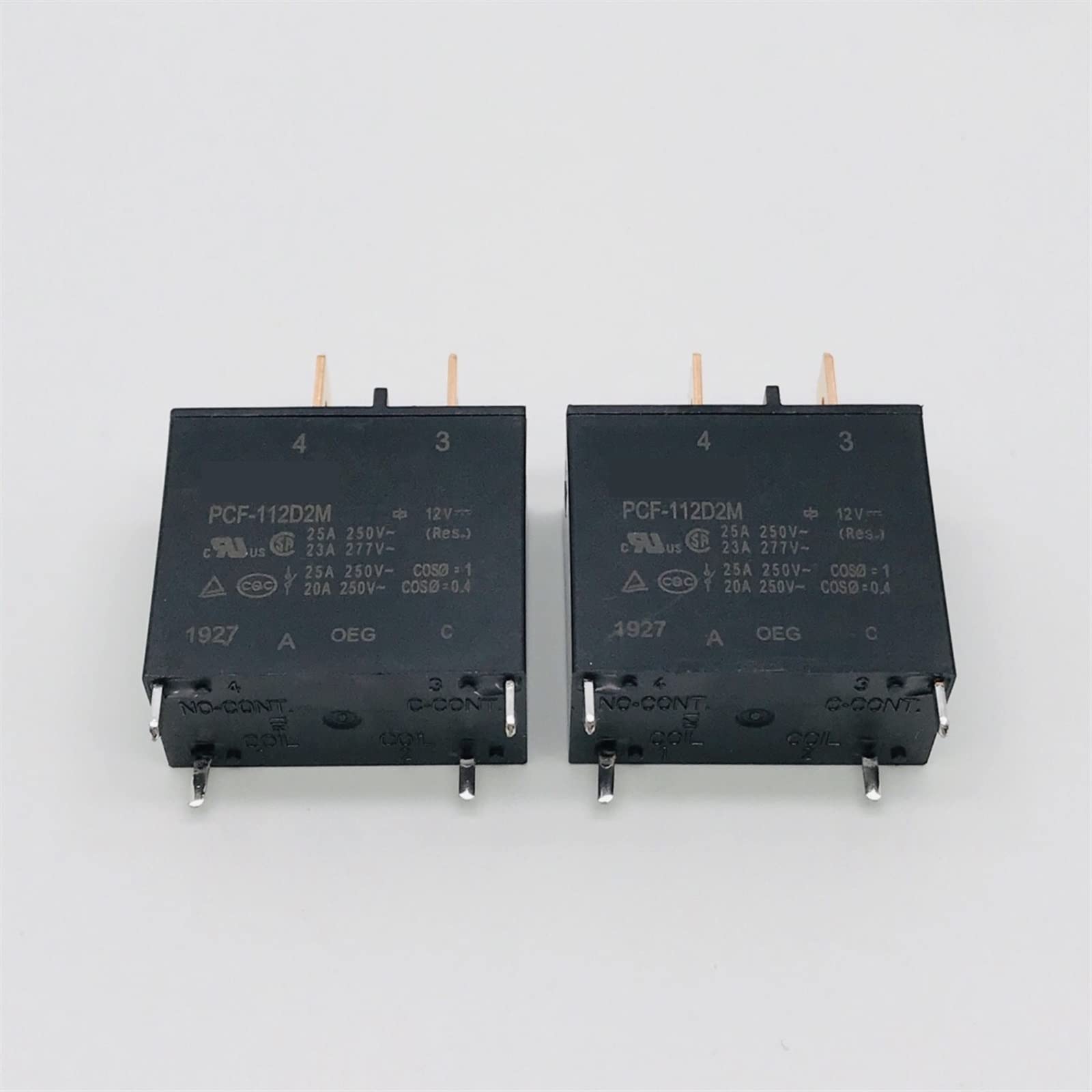 Relais PCF-124D2M 24VDC 25A pour carte électronique de puissance