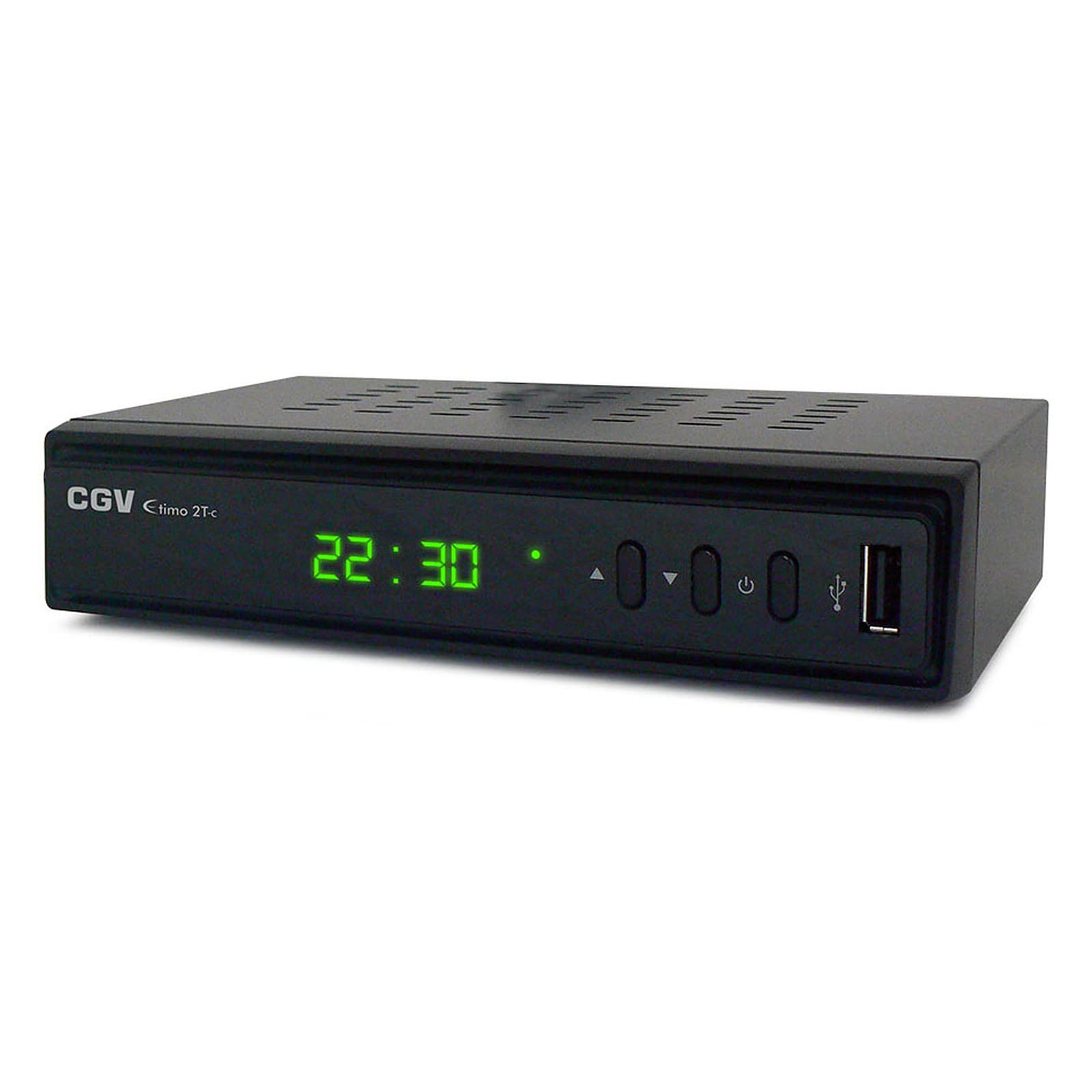 Récepteur/Enregistreur TNT HD Double Tuner Cgv Etimo 2T-C Noir - Décodeur TNT - Achat & Prix