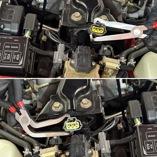 image for EVISWIY 3pcs Electrical Disconnect Pliers Tool Set for Cars Automotive