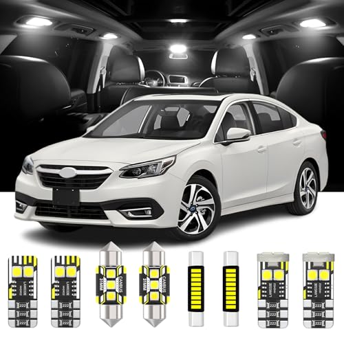 Kit de 12 luces LED interiores para Subaru Legacy 2000-2024