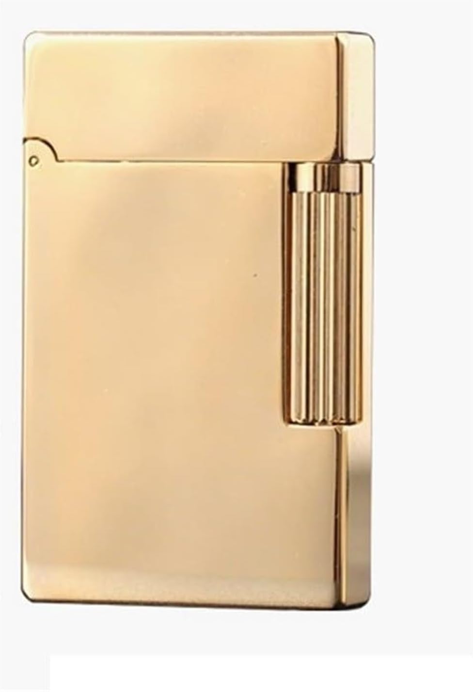 クラシックフリップトップスチールトーンハイエンドブタンライター、ヴィンテージメタル彫刻ライター、調整可能なソフトフレームトーチライタ