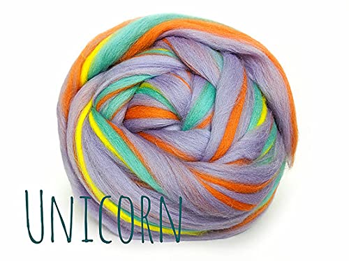 Chunky Wool - Unicorn - for arm Knitting Chunky Blanket Weaving Felting Jumbo Yarn Giant Wool Soft 50g (0.11lb) - Image 2