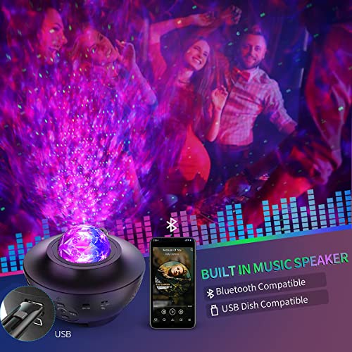 Lobkin Star Galaxy Projector,Smart Galaxy Light With Remote App Control /Bluetooth/Music Player /Timer,Night Light Projector Compatible With Alexa ,Amazin (Wifi/Alexa) #TOP5