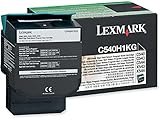 Lexmark c540h1kg toner OEM – C540 C543 C544 C546 x543 X544 x546 x548 séries haut rendement Return Programme toner noire (rendement de 2500)