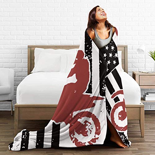 Blanket Usa American Flag Red Throw Blanket Ultra Soft Velvet Blanket Lightweight Bed Blanket Quilt Durable Home Decor Fleece Blanket Sofa Blanket Luxurious Carpet For Men Women Kids #TOP4