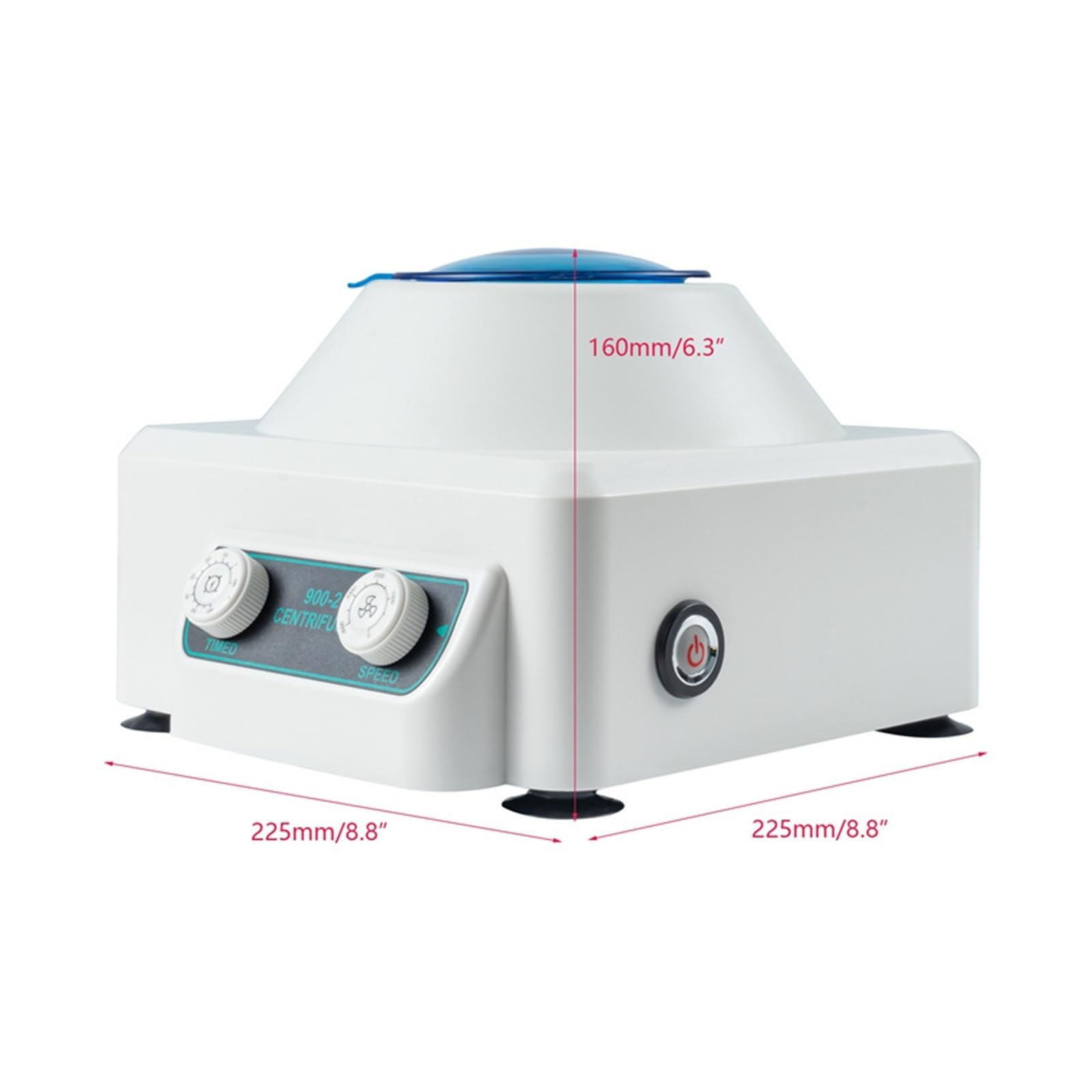 Zentrifuge, Elektrische Laborzentrifuge 900-2, niedrige Geschwindigkeit, 4000 U/min, 2086 x g, 6 20 ml, Plasmaserum, PRP, PRF, Separate Maschine