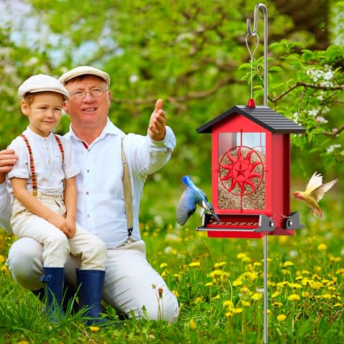 Buteafly Squirrel Proof Bird Feeders For Outdoors thumb #7