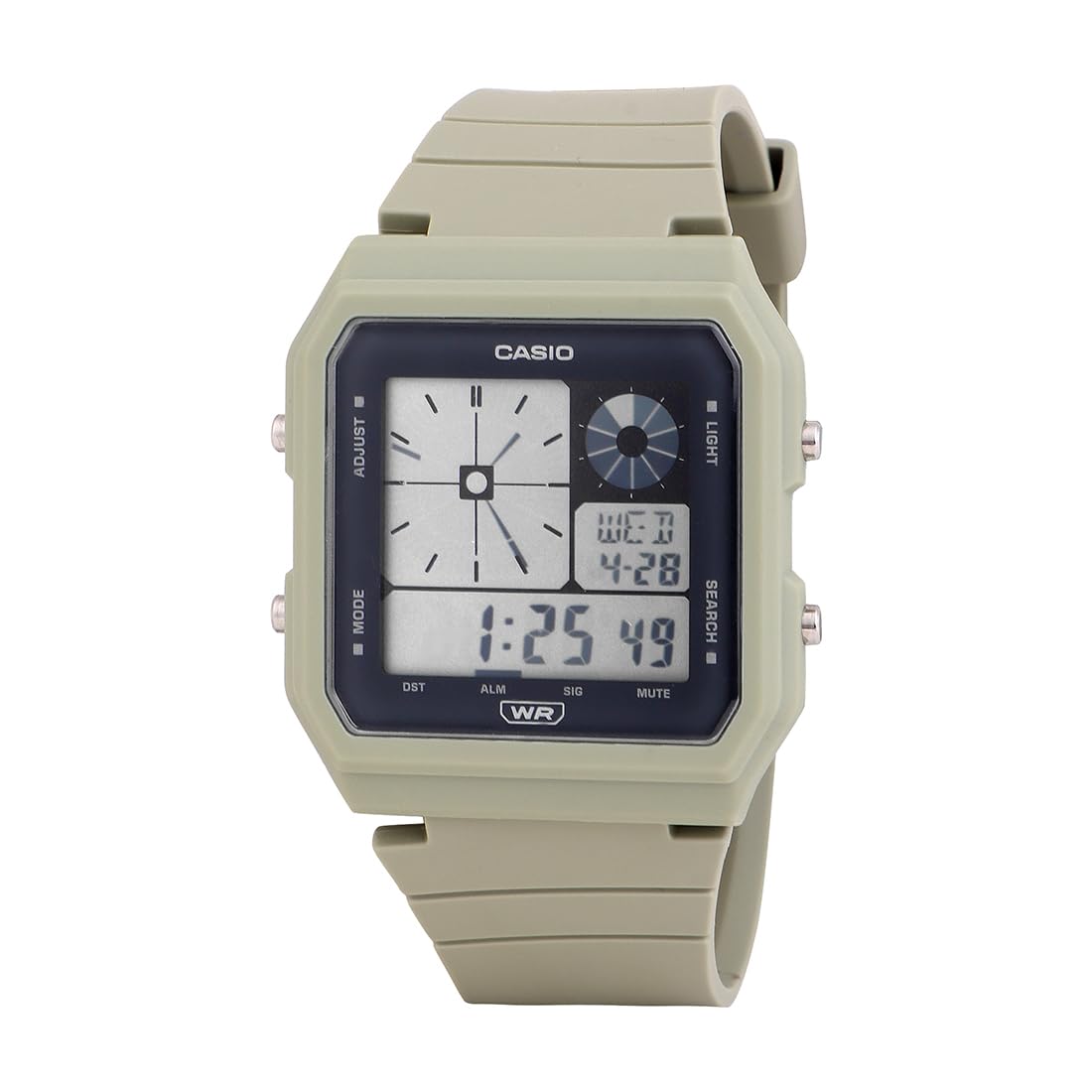 Casio Unisex Plastic Digital Grey Dial Watch-Lf-20W-3Adf, Band Color-Green (B0C869P4Z6) Amazon Price History, Amazon Price Tracker