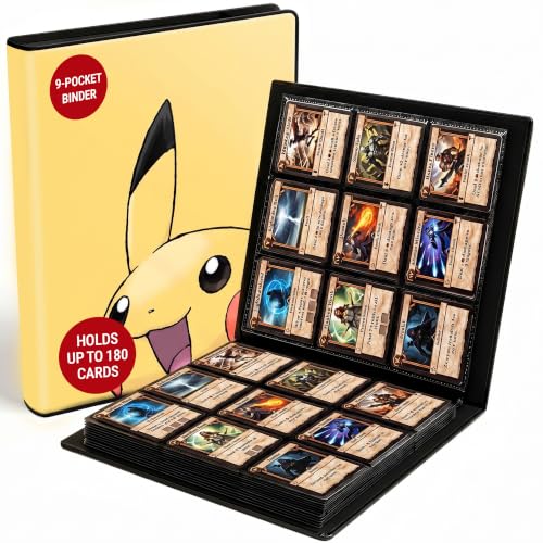 Ultra Pro | Pokemon: Pikachu 9-Pocket Portfolio | Trading Card Game Accessory