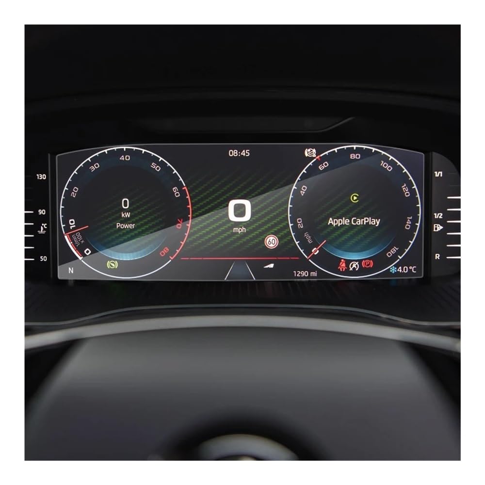 Protection verre trempé Skoda Octavia MK4 autocollant écran navigation 2021 2022