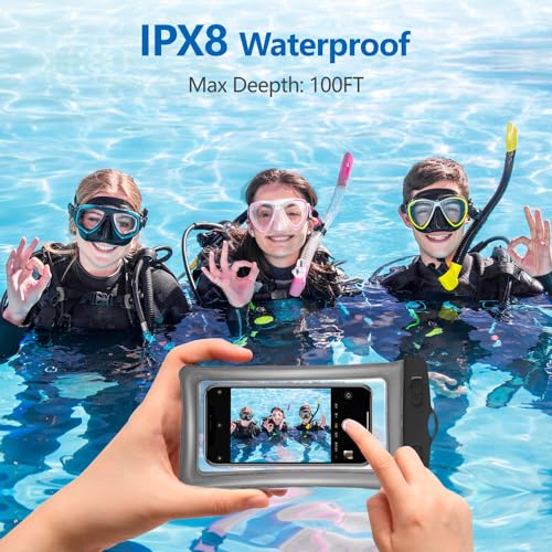 PADENSPTSO Bolsa de telefone impermeável IPX8 universal à prova d'água bolsa seca protetor de telef
