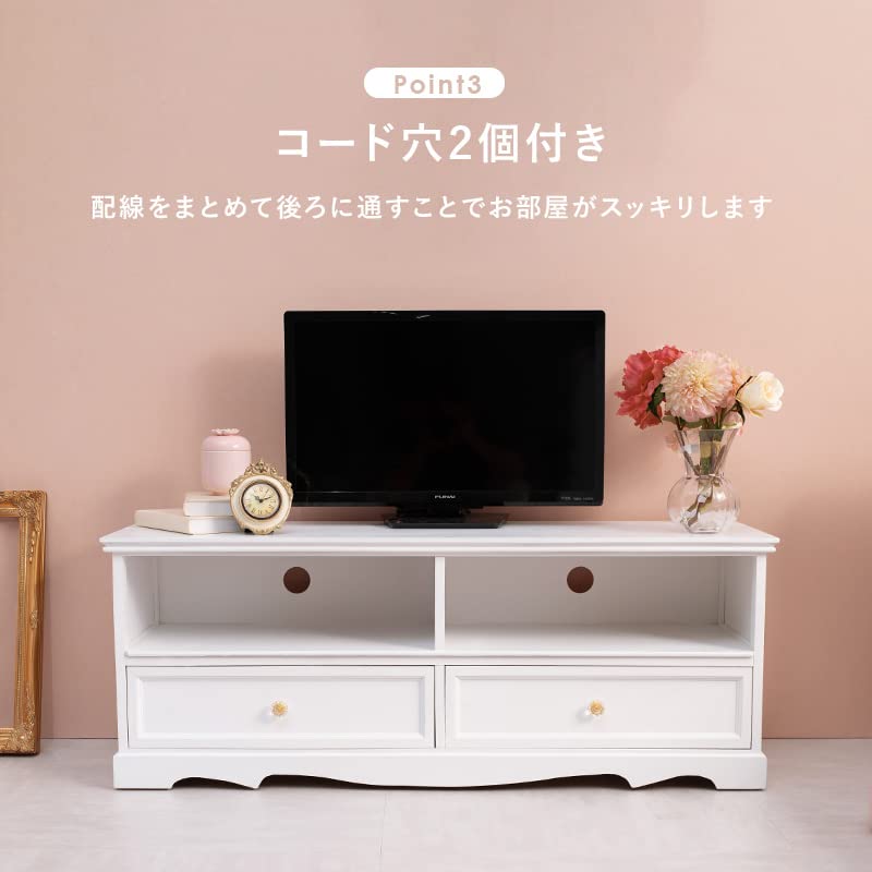 Amazon｜SEMI-HG テレビ台 幅110(アンティーク取っ手
