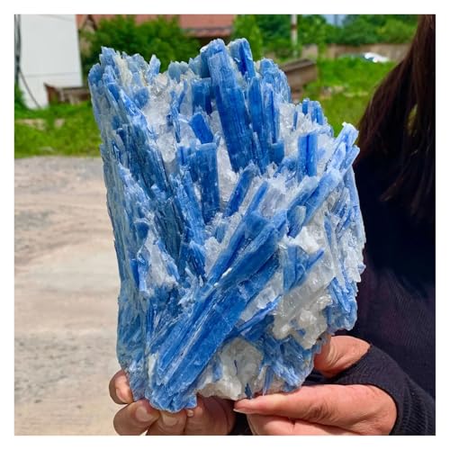 Cyanite Bleue et Cristal de Quartz Brut 80-100g pour Lithothérapie - 4