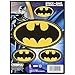 Batman Colored Bat Logo Superhero DC Comics Movie Auto Car Truck SUV Vehicle Garage Home Office Wall Decal Sticker - 3pc Stick Onz