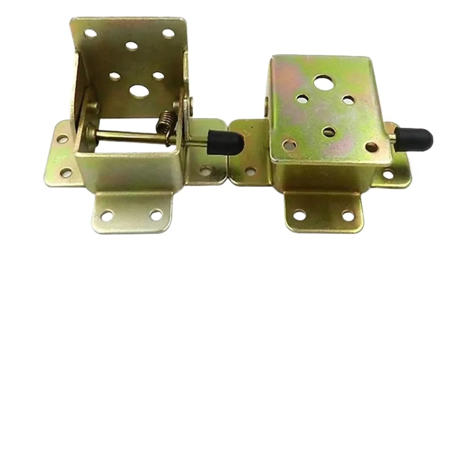 Support pliant autobloquant en fer pour rallonge de table et pied de lit x2
