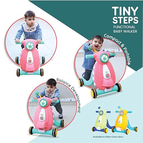 Luusa® Pro Kids Tiny Steps Baby Walker | Toddler Walker with Lights, Music, and Ball Game | 2-in-1 Interactive Activity Walker Reda | Proudly Made in India Luusa® Pro Kids Tiny Steps Baby Walker | Toddler Walker with Lights, Music, and Ball Game | 2-in-1 Interactive Activity Walker Reda | Proudly Made in India