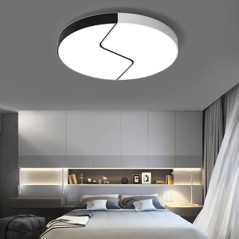 Lámpara De Techo Redonda De Luz Blanca (6000K) Lámparas LED Creativas