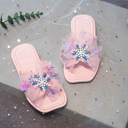 Children Shoes Fashion Thick Soled Flip Flops Indoor Soft Soled Slippers Can Be Worn Outside Snowflake Foam Shoe4