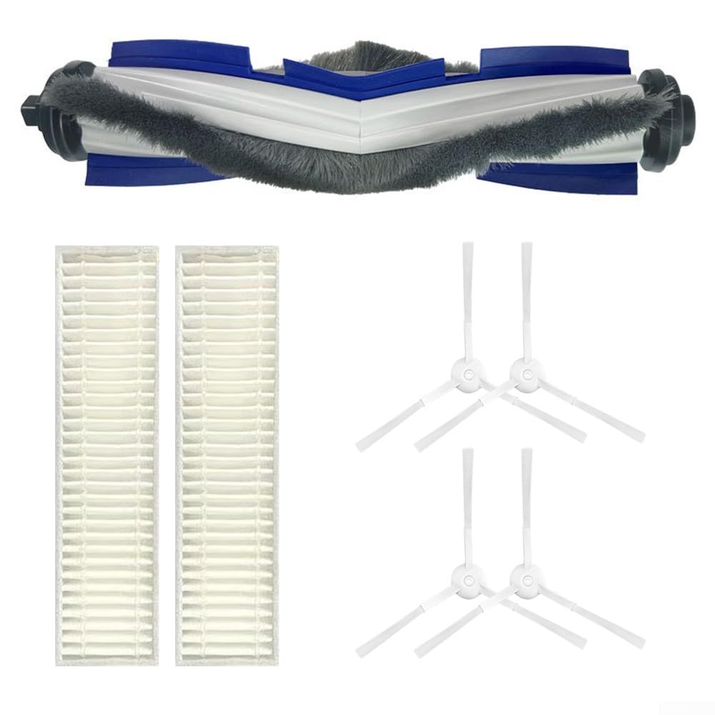 Kit Ricambio Aspirapolvere Robot Explorer 60: 3 Filtri + 8 Spazzole Laterali (per ZR740003)
