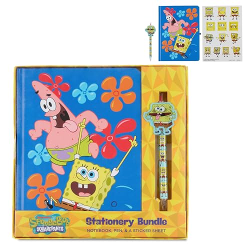 Lot de papeterie Bob l'éponge Culture Fly pour fournitures scolaires et bureau