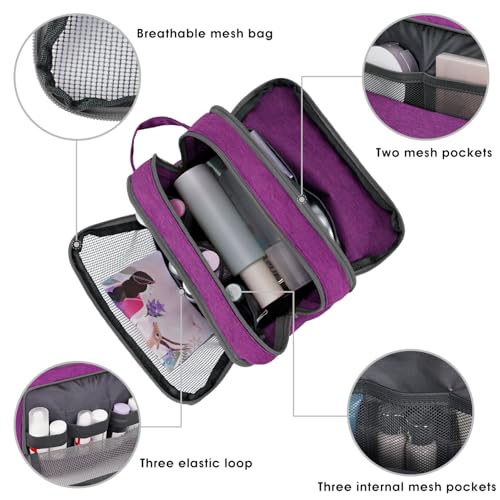 Image of WANDF Travel Toiletry Bag for Men, Small Dopp Kit for Toiletries