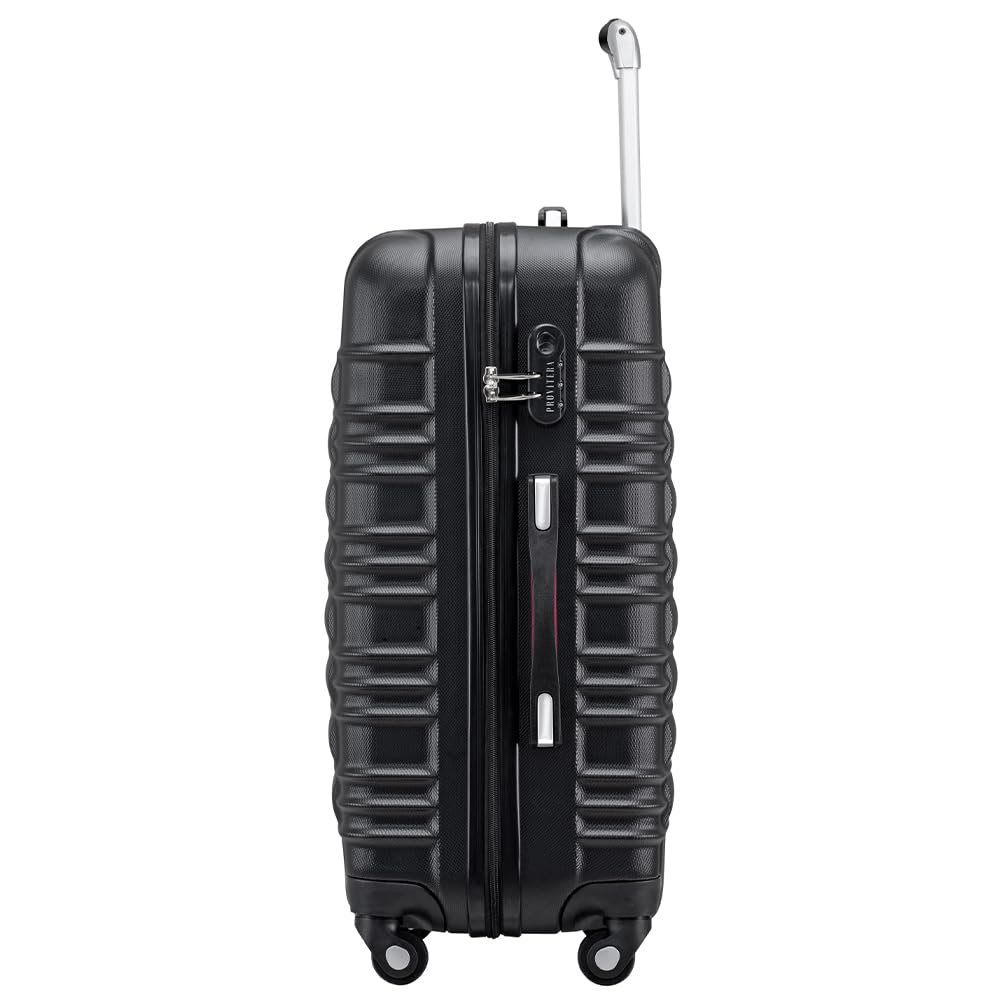 Juego de 4 Maletas rígidas de ABS, Maletas rígidas S-M-L-XL con Mango telescópico y 4 Ruedas Easy Roll, candado con Cerradura de código, Trolley Resistente de Viaje, con Equipaje de Mano
