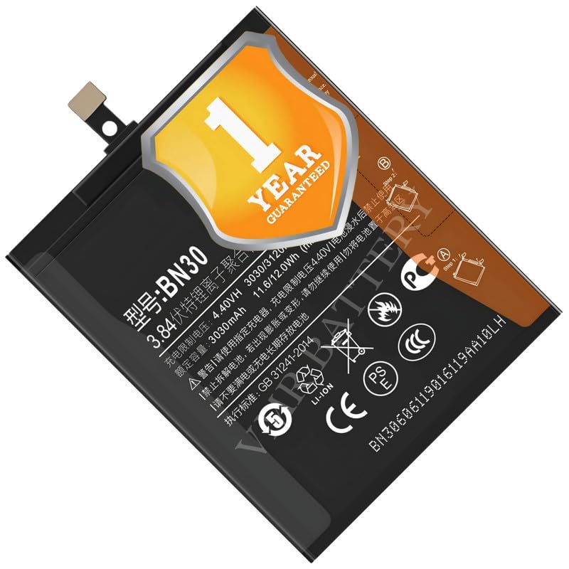 Image of Original BN30 Battery Compatible for Xiaomi Redmi 4A (2016117) - (3120mAh) - 1 Year Warranty K7