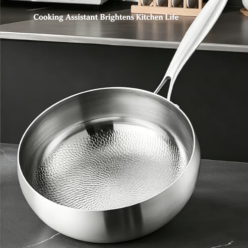 Wok de titanio con base plana 10 in miniatura 5
