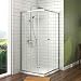 Produktbild EMKE Duschkabine Eckeinstieg 80x80cm Duschabtrennung Eckdusche Duschtür 6mm ESG Sicherheisklarglas