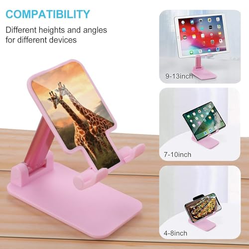 Support de téléphone de bureau pliable pour éviter les douleurs de cou