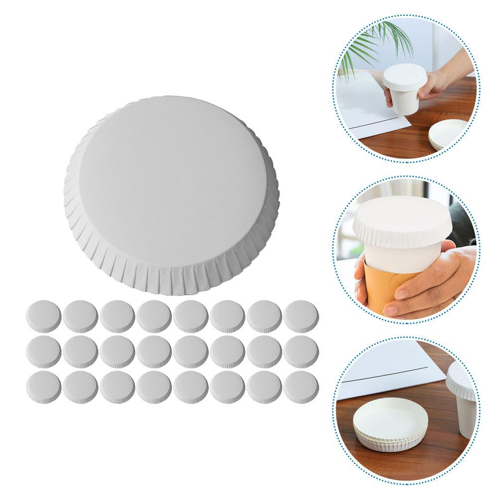 iplusmile Coperchio Della Tazza Di Carta Usa E Getta 100 Pezzi Coperchio Della Tazza Calda Per Bere Riciclato Coperture Della Di Caffè Bicchieri Di Carta Coperture Per La