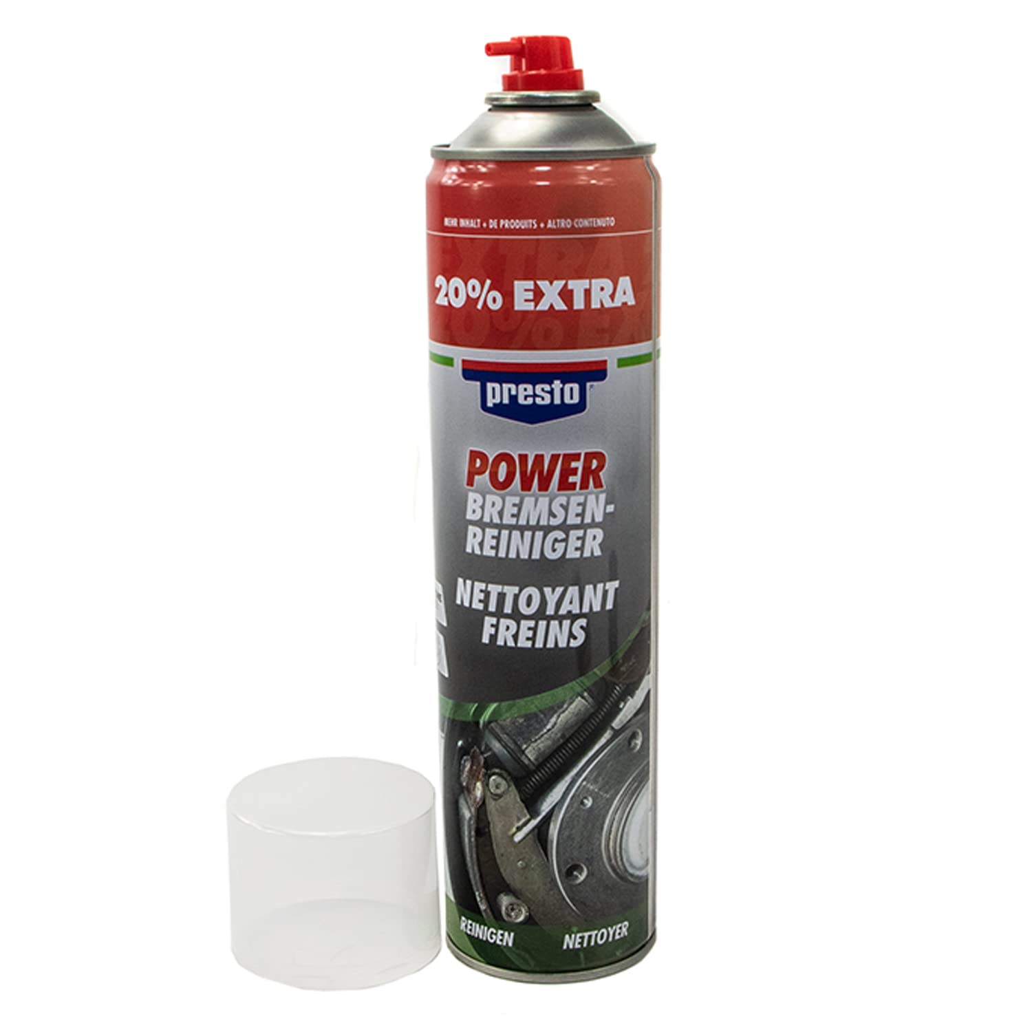 Bremsenreiniger Power Teilereiniger Spray Presto 307287 12 X 600 ml mit Pistolengriff