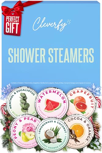 Cleverfy Shower Steamers Aromatherapy – Stocking Stuffers for Teen Girls,