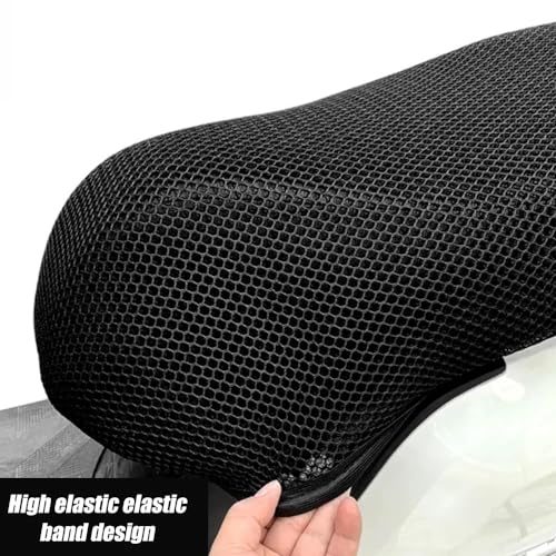 Fundas asiento moto y cubierta para patinete con tela de malla transpirable contra el calor 3
