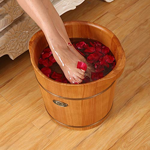 Bain de pieds en bois : solution eau chaude durable et massage - 5