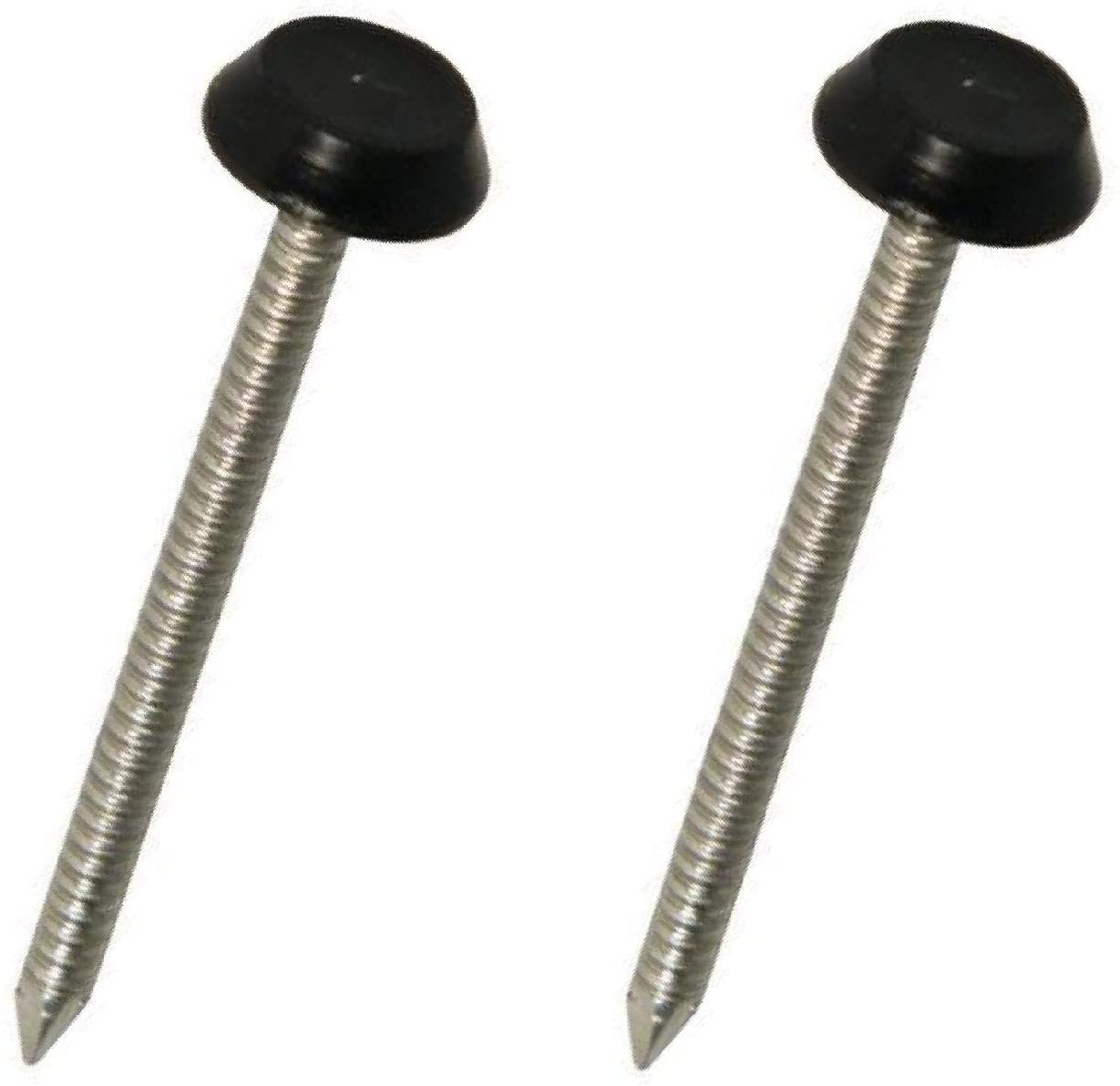 100 x 50mm Black Poly Pins Poly Nails