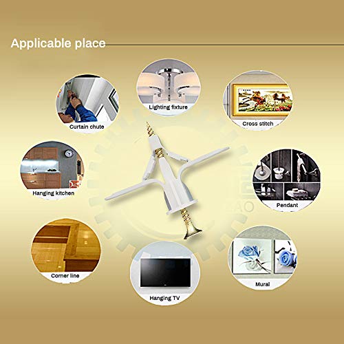 Bicmte WALL ANCHORS With Screws ,Self-Drilling Hollow Wall Anchor, For Drywall,Nylon thumb #5