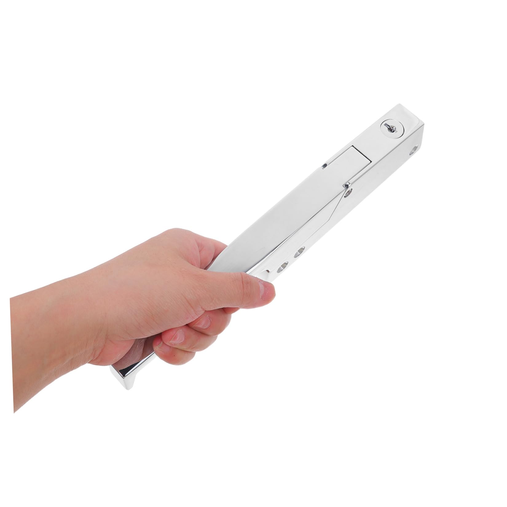 Alloy Refrigerator Door Lock with Key for Cold Storage And Freezer Cabinets Secure Low-temperature Resistant Fridge Latch for Fridges And Disinfection Units