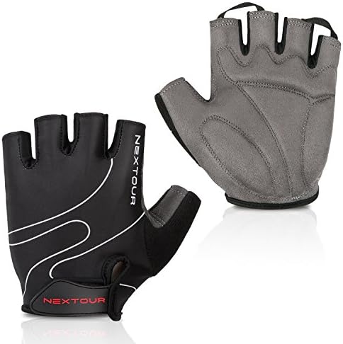 Tanluhu Biking Gloves Mountain Bike Gloves Half Finger Road Racing Riding Gloves Absorbing Padded Breathable Cycling Gloves for Men and Women