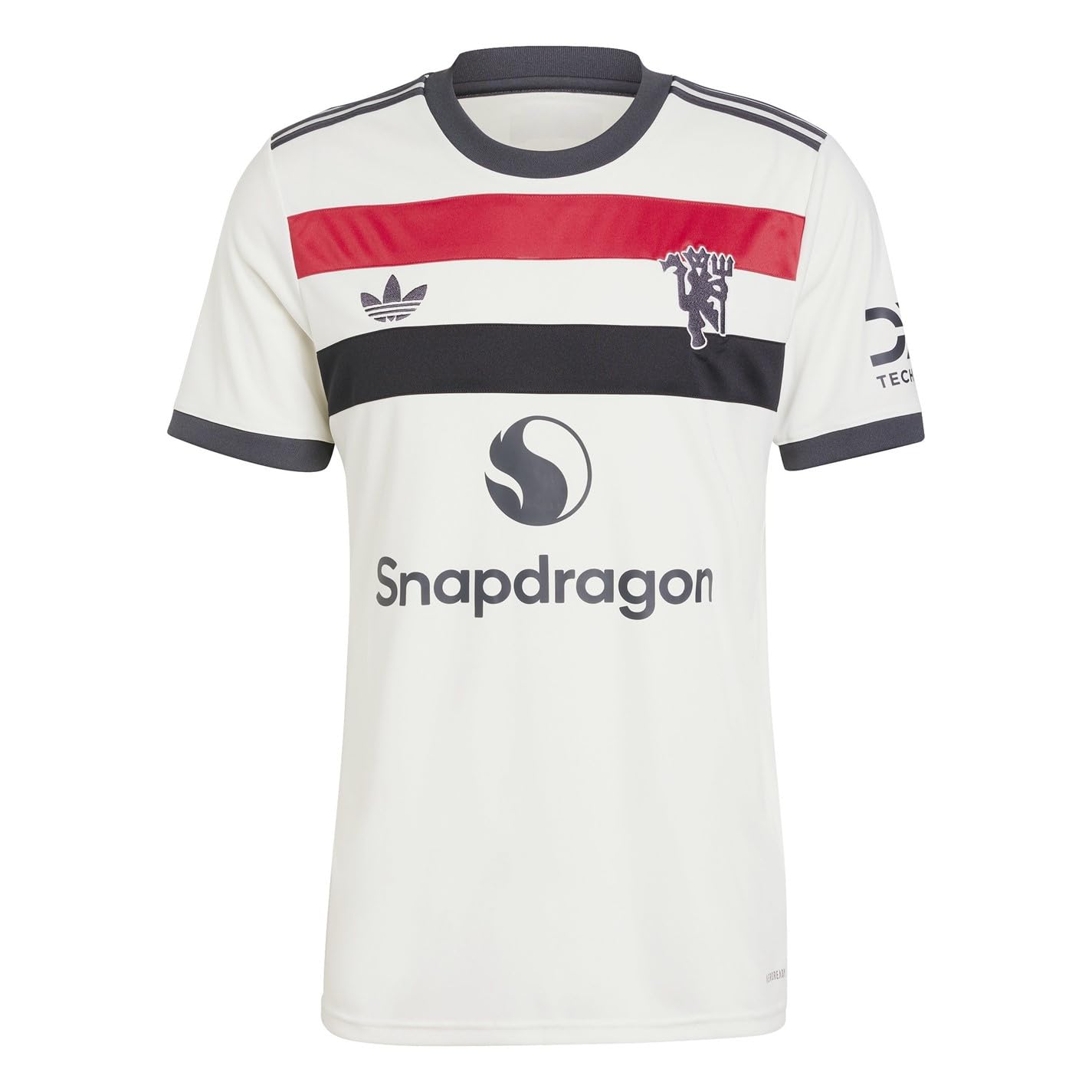 adidas Mens Manchester United Third Shirt 2024 2025 Adults White XXL