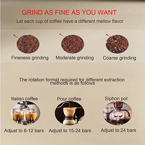 Handgekurbelte KaffeemüHle, Tragbare HandmüHle, KaffeemüHle, Einstellbare Dicke, Cnc-Schneiden Aus Edelstahl… – Bild 8