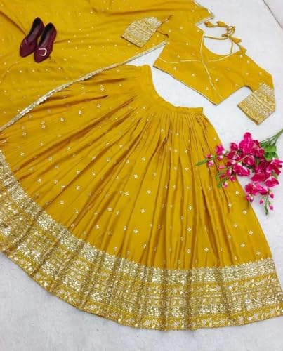 QUEDDY'S yellow lehenga choli – image 4