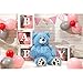HollyHOME Teddy Bear Stuffed Animal Plush Giant Teddy Bears with Footprints Big Bear 36 inch Blue