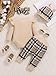 Doresbebe 3-6 Months Newborn Baby Girl Clothes Infant Girl Outfits Long Sleeve Ruffle Romper + Plaid-Apricot Pants + Hat+Headband Set