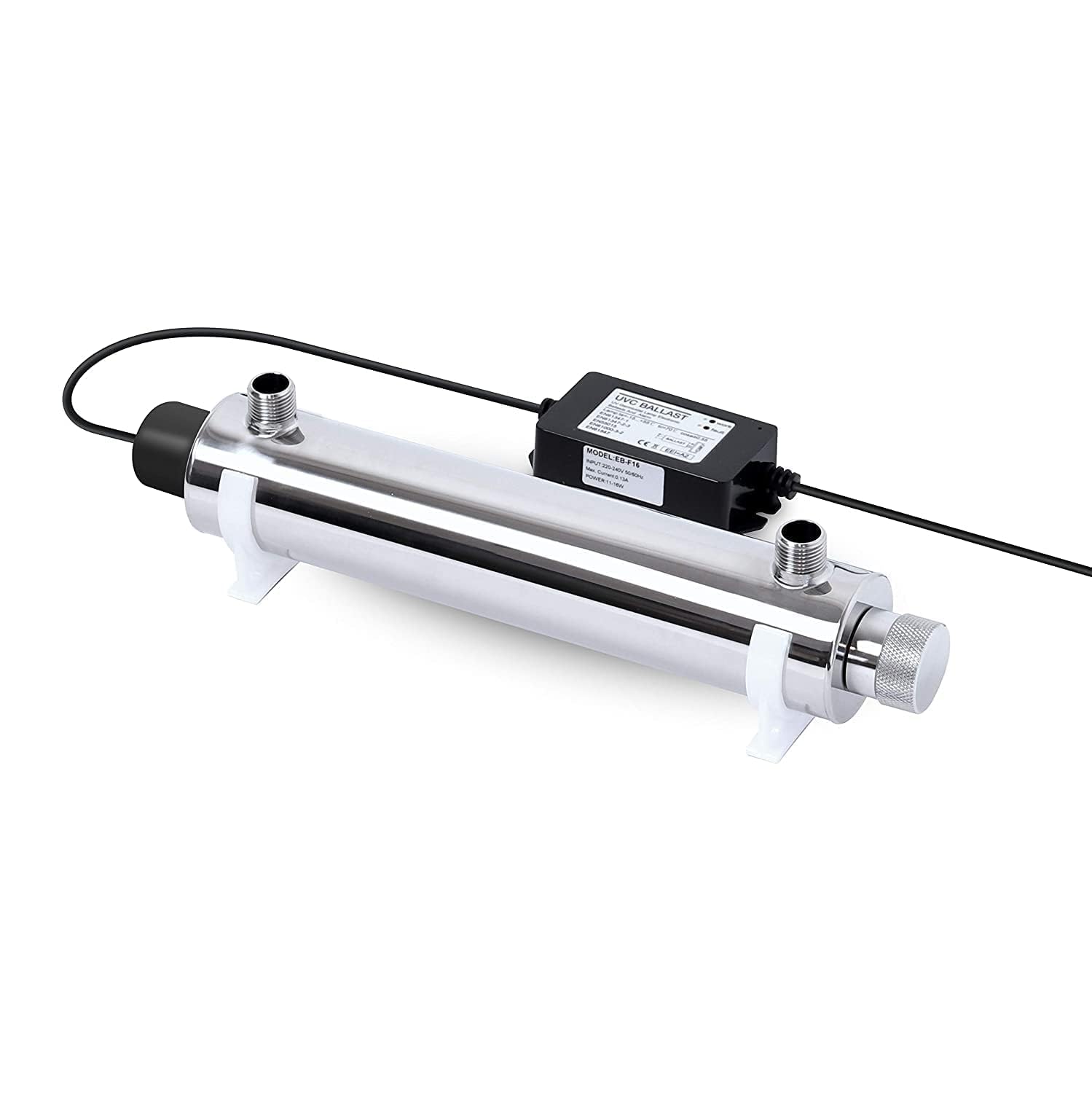 Sterilizzatore UV per impianti filtrazione acqua, osmosi inversa, acquario, laghetti (6 WATT)