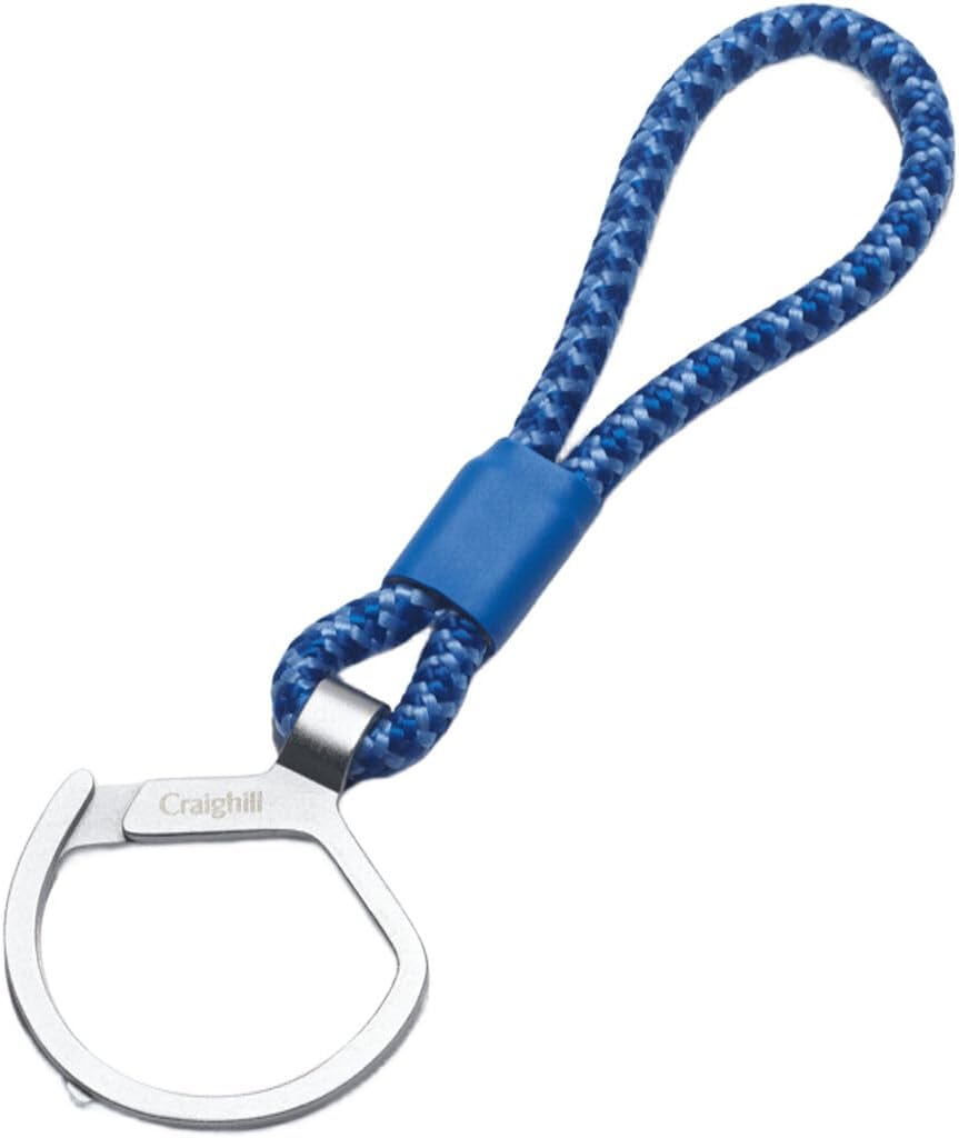Craighill Rope Split Ring - Durable Split Ring Keychain for Car Keys, House Keys & Accessories,