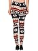 Knit Wool Like Thermal Leggings Colorful Seasonal Patterns, B10749, One Size