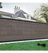 Amazon.com : SUNLAX Privacy Fence Screen 5' x 48' Heavy Duty Mesh