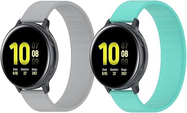 BoLuo Correa para Garmin Venu 2S,2 Pcs Correas Reloj,Bandas Correa,Silicona  Reloj Recambio Brazalete Correa para Garmin Vivoactive 4s/Vivoactive  3S/Active S/Huawei Bracelet B5 : Amazon.es: Electrónica
